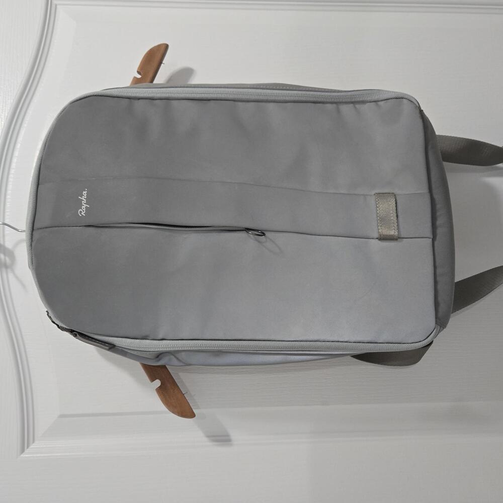 Rapha Travel Backpack Reflective Matte Gray 25L Waterproof Rain Cover Laptop Bag